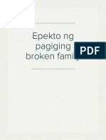 epekto ng broken family sa mga kabataan|(DOC) Broken family .